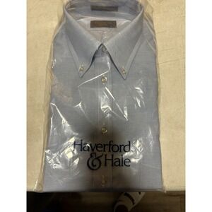 Haverford‎ & Hale 15 1/2 Blue Dress Shirt New In Package